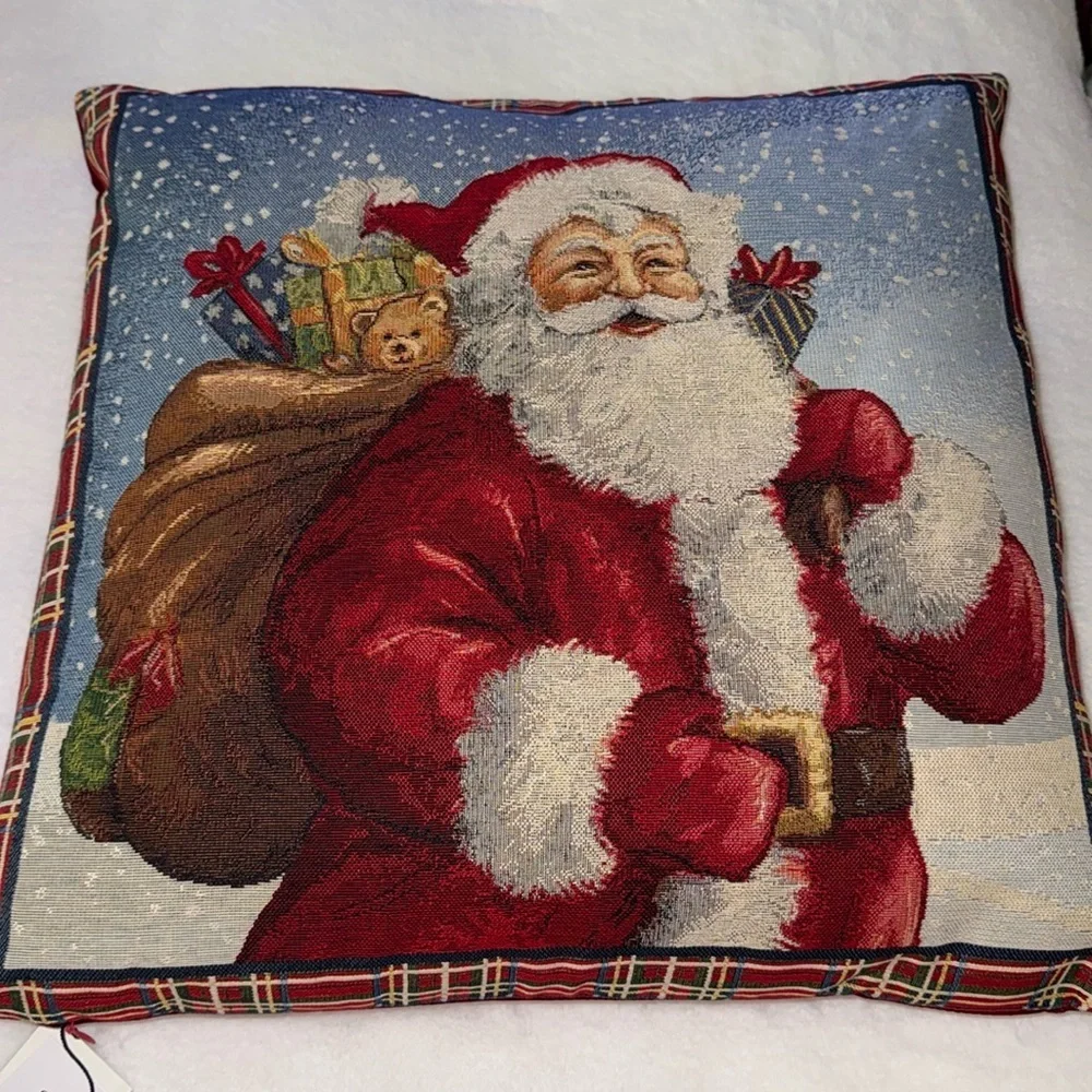 Caldeira Crosstitch Christmas stitched pillows Viral Vintage 🎅🏻
